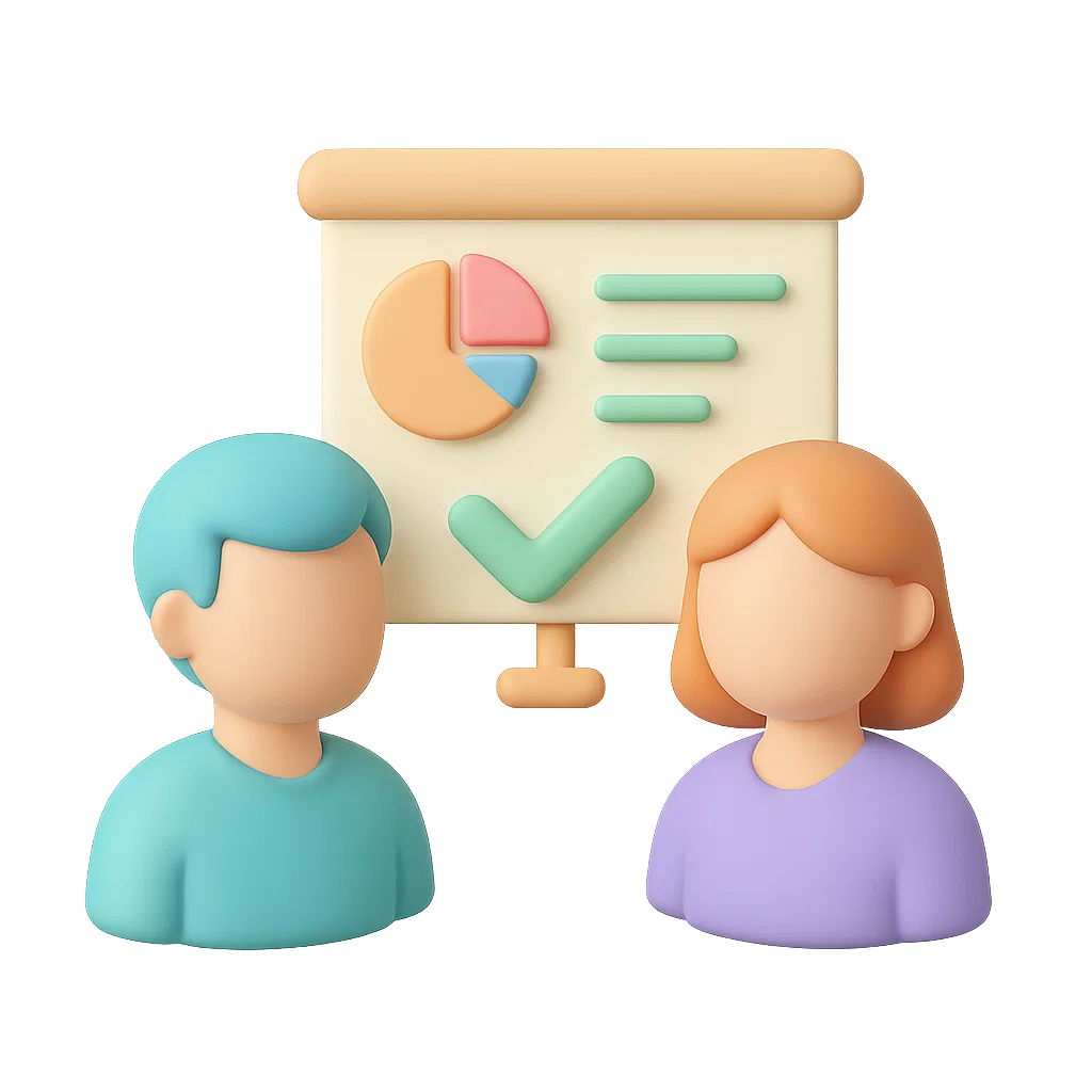 마케팅팀과 캠페인 계획을 맞추는 상황